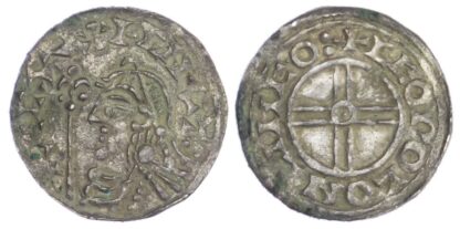 Canute (1016-35), Penny, Short cross type (c.1029-35/36), Lincoln Mint