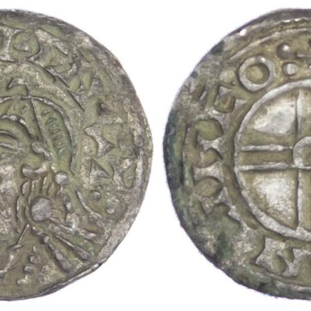 Canute (1016-35), Penny, Short cross type (c.1029-35/36), Lincoln Mint