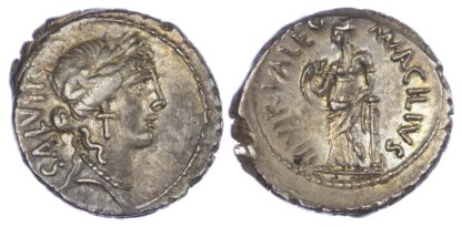 Mn. Acilius Glabrio, Silver Denarius