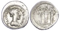 P. Accoleius Lariscolus, Silver Denarius