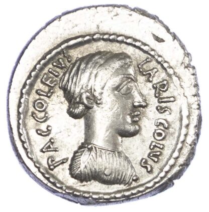 P. Accoleius Lariscolus, Silver Denarius