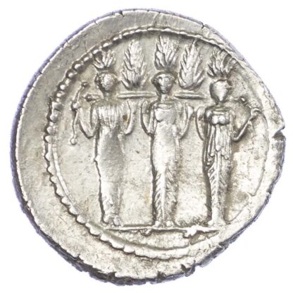 P. Accoleius Lariscolus, Silver Denarius