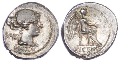 M. Porcius Cato, Silver Denarius