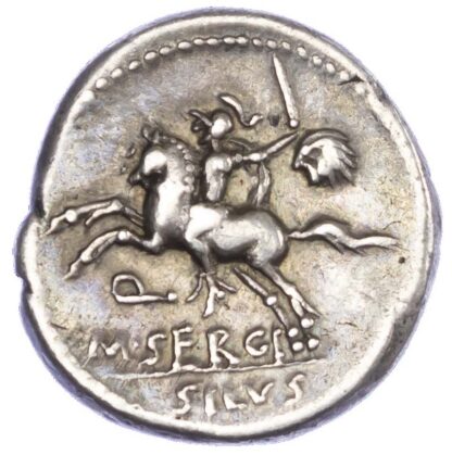 M. Sergius Silus, Silver Denarius