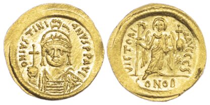 Justinian I, Gold Solidus