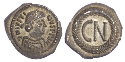 Justin II, Silver 1/2 Siliqua