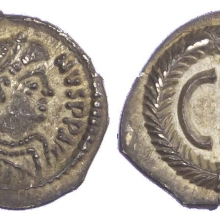 Justin II, Silver 1/2 Siliqua