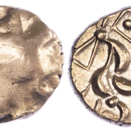 Corieltauvi, Gold Stater, Domino Type