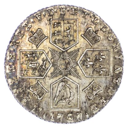 George III (1760-1820), Sixpence, 1787