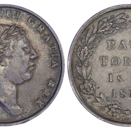 George III (1760-1820), Bank Token of Eighteenpence, 1813, second head