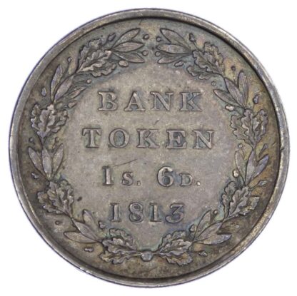 George III (1760-1820), Bank Token of Eighteenpence, 1813, second head