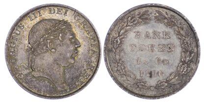 George III (1760-1820), Bank Token of Eighteenpence, 1816, second head