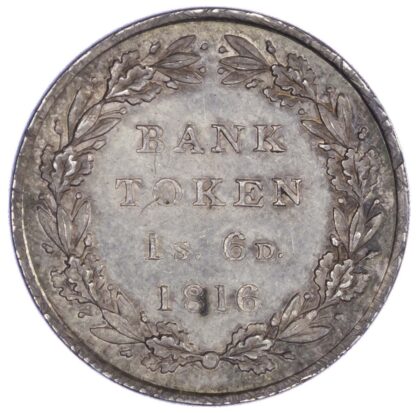 George III (1760-1820), Bank Token of Eighteenpence, 1816, second head