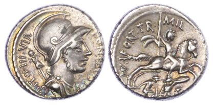 P. Fonteius, Silver Denarius