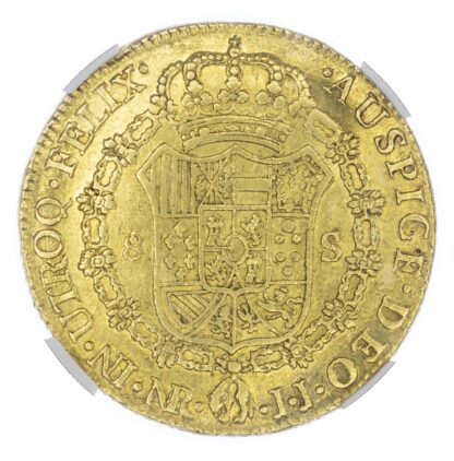 Colombia (colonial), Charles IV (1788-1808) gold 8 Escudos, 1796