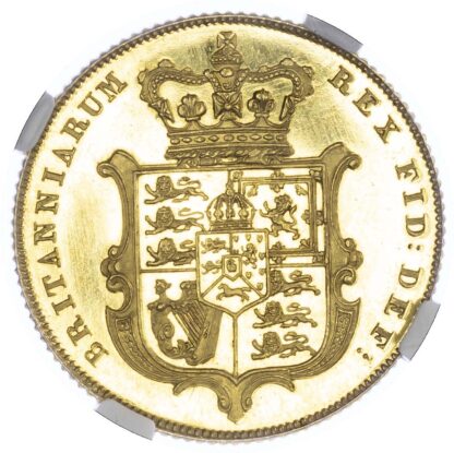 1825 George IV Gold Proof Sovereign, 1825 - Proof 63 Cameo