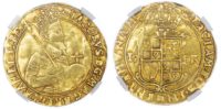 James I (1603-1625), Second Coinage, Unite, 1607-1609, NGC AU53