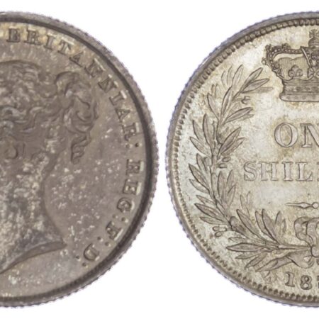 Victoria (1837-1901), Shilling, 1839, Type A3, second head left, rev. crowned value in wreath, edge milled, 5.66g