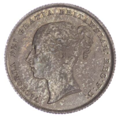 Victoria (1837-1901), Shilling, 1839, Type A3, second head left, rev. crowned value in wreath, edge milled, 5.66g