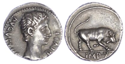 Augustus, Silver Denarius