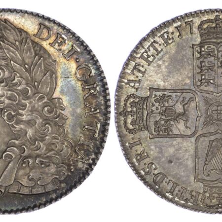 1750 George II (1727-1760), Halfcrown, Plain Angles - Exceptional