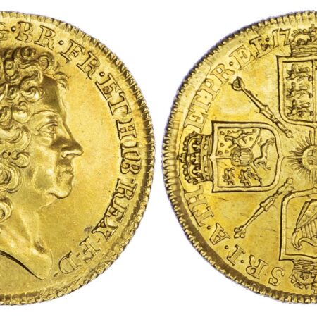 George I (1714-27), Guinea, 1714 ‘Prince Elector’ type - Choice Mint