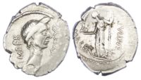 Julius Caesar, Silver Denarius