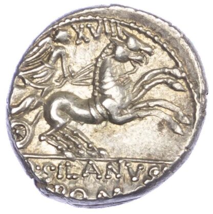 D. Silanus L.f., Silver Denarius