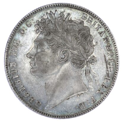 1823 George IV, First Reverse halfcrown, Extremely Rare