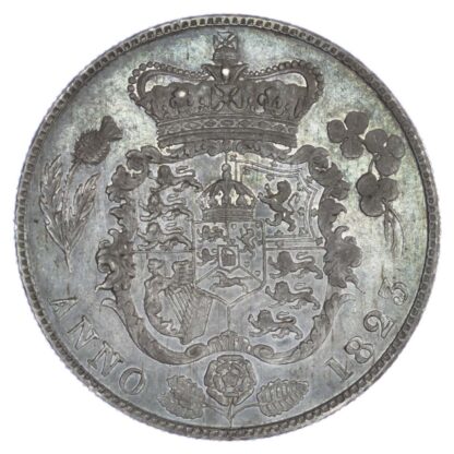 1823 George IV, First Reverse halfcrown, Extremely Rare