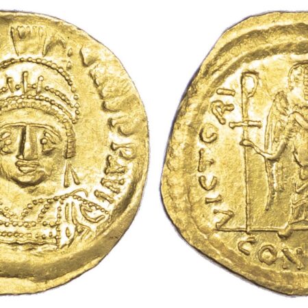 Justinian I, Gold Solidus