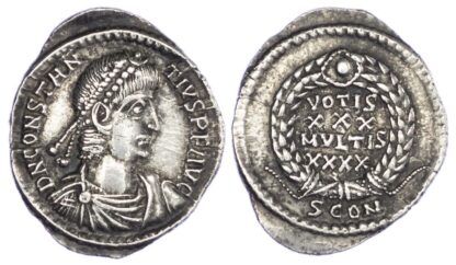 Constantius II, Silver Siliqua