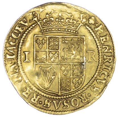 James I (1603-25), Double-crown, second coinage (1604-19), mm rose