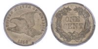 USA, Flying Eagle, copper-nickel Cent, 1858, Small Letters - MS 62