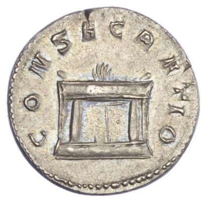 Divus Antoninus Pius, Silver Antoninianus