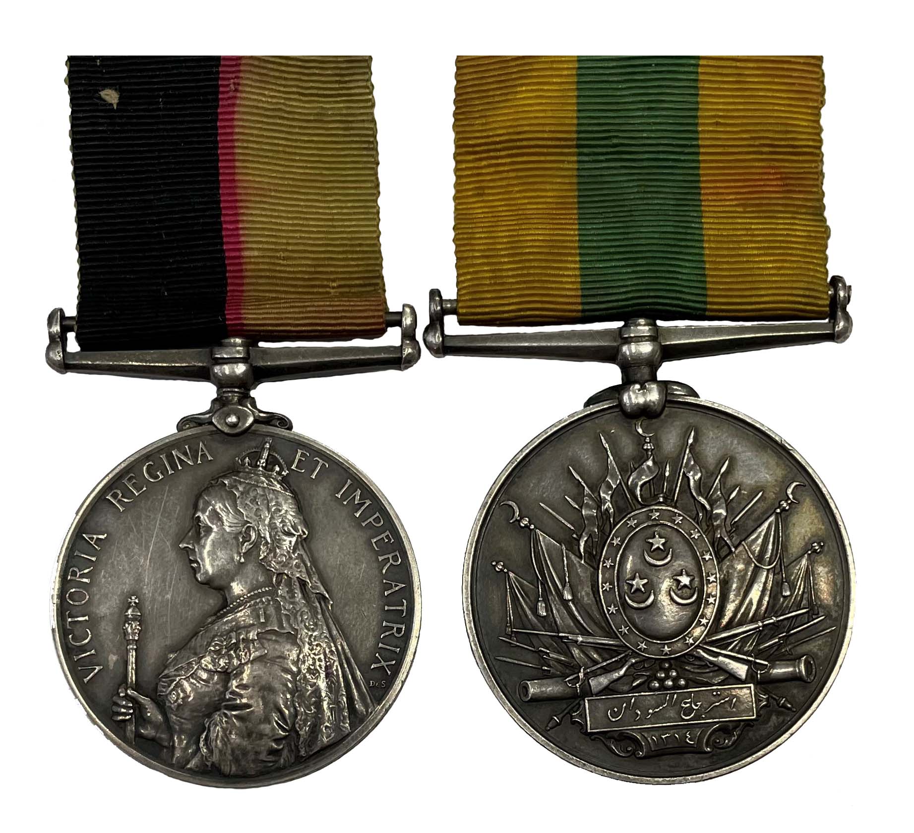A Sudan Pair awarded to Private George James Johnson