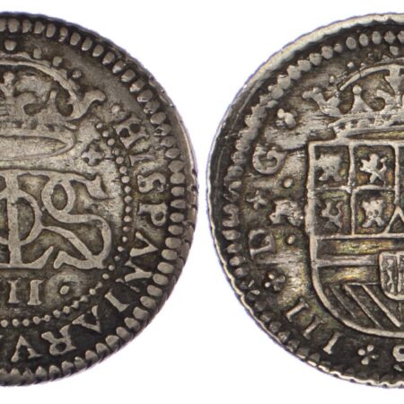 Spain, Charles III, the Pretender, (1710-1714), silver 2 Reales