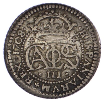 Spain, Charles III, the Pretender, (1710-1714), silver 2 Reales