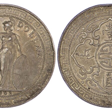 Hong Kong, Edward VII (1901-1910), silver Trade Dollar, 1902