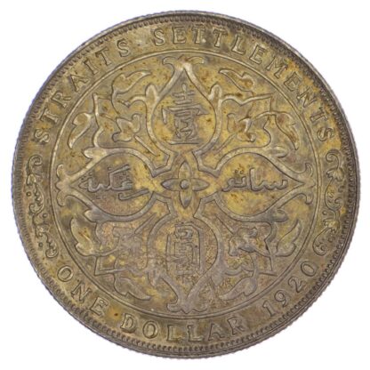 Straits Settlements, George V (1910-1936), silver Dollar, 1920