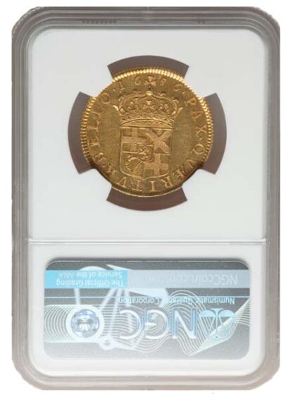 1656 Oliver Cromwell gold Pattern Broad Choice GEF - NGC MS62