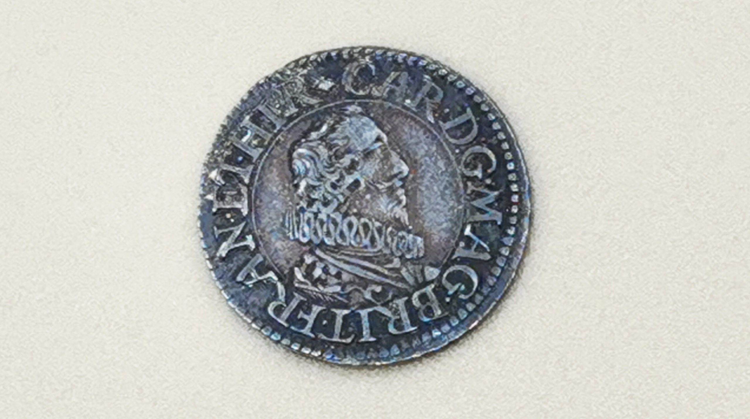 The Nicholas Briot pattern Halfgroat of Charles