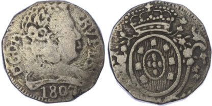 Portuguese India, João VI as Prince Regent (1807-1816), silver Rupia, 1807