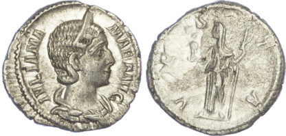 Julia Mamaea (Mother of Severus Alexander), Silver Denarius