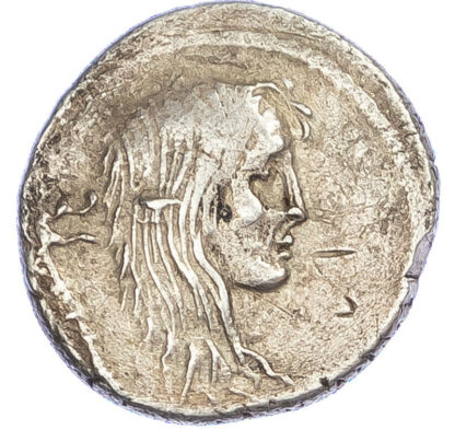 L. Hostilius Saserna, Silver Denarius