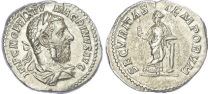 Macrinus, Silver Denarius