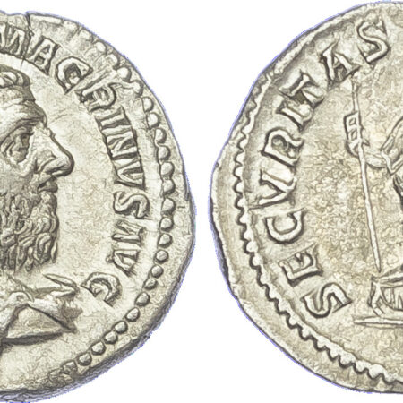 Macrinus, Silver Denarius