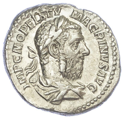 Macrinus, Silver Denarius