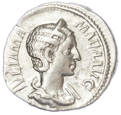Julia Mamaea (Mother of Severus Alexander), Silver Denarius