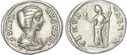 Julia Domna (Wife of Septimius Severus), Silver Denarius
